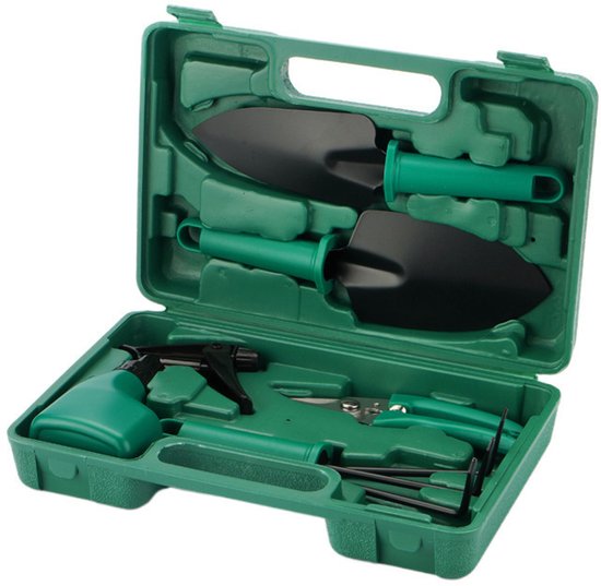 5 STKS Tuingereedschap Set Plant Care Mechanics Kit Snoeien Gereedschap met Draagtas Eén maat stijl 1-groen+zwart(5st)