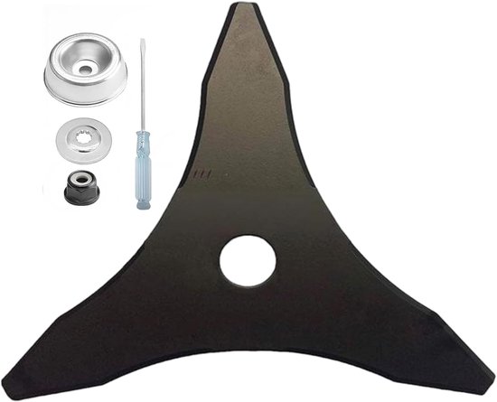 5 stuks - bosmaaierbladen - bosmaaier electrisch - bosmaaieraccessoires - voor grastrimmers gazon en tuin, verbeterd en verdikt - bosmaaierbladen adapterset - Grasmaaiers met een asboringsdiameter van 25,4 mm