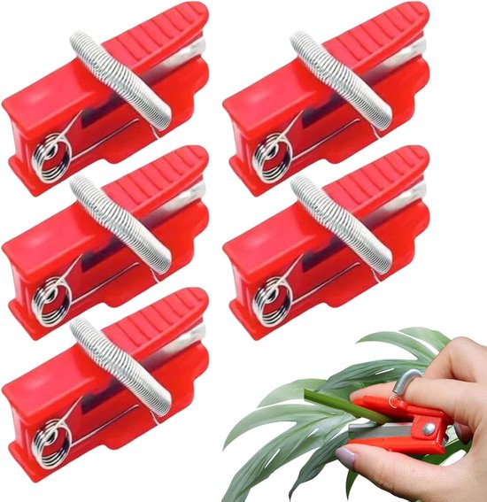 5 Stuks - Duimmes - Groentemes - Duimmens Oogstgereedschap - Premium Roestvrij Stalen Vingermes - voor Groenten en Fruit - Ergonomische Tuinhandschoenen - Tuinnagelbeschermer - voor Aardbeien Druiven Snoeien - Duurzaam Sorteersysteem Tuingereedschap