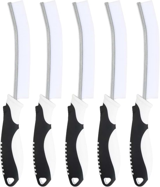 5 stuks harde spleetreinigingsborstels, multifunctionele badkameraccessoires, reinigingsborstels voor kleine ruimtes, reinigingsgereedschap voor keuken, toilet, tegels, gootsteen, thuis