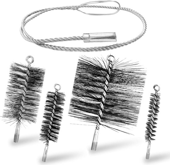 5 stuks kachelpijpborstelset (zilver)