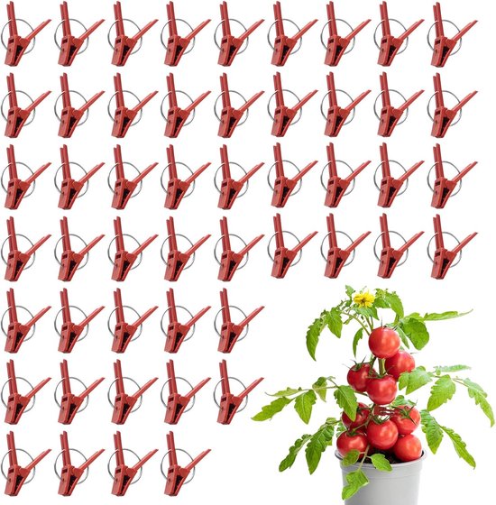 50-delige set - Plantentrainingbochten, tuinierbochten | Tuingereedschap, tuiniergereedschap, tuinrekclips, voor het ondersteunen van plantenstengels, takken en klimplanten om ze rechtop te houden van Merkloos	