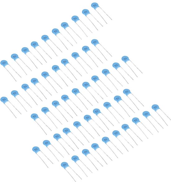 50 Stuks 1000V 104M 100nF Keramische Condensatoren Set - Grote Capaciteit - Hoge Betrouwbaarheid - Stabiele Capaciteit - Hoge Temperatuur en Duurzaamheid van Onbekend.