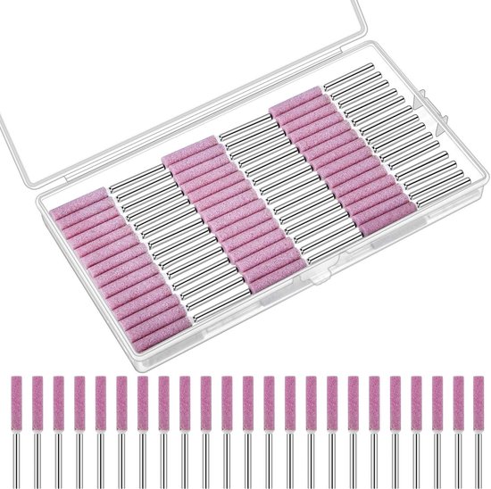 50 Stuks Kettingzaag Slijpstiften 3/16 Inch 4.8mm - Slijp- en Polijstgereedschap voor Kettingzaag - Hout - Steen en Sieraden(De doos is niet inbegrepen.) van Merkloos	