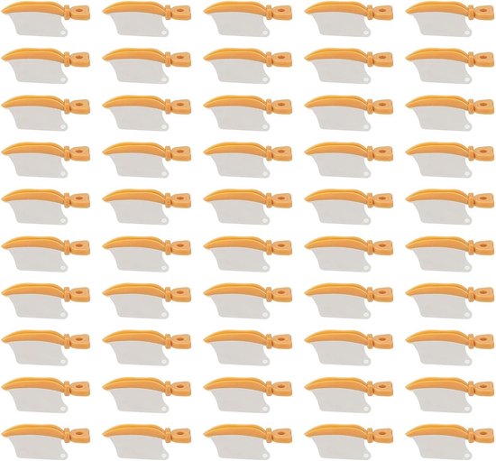 50pcs Interproximal Wedge - Stainless Steel - Heat Resistant - Dental Matrix Material Tool - Wedge Knife van Merkloos	