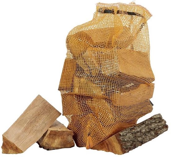 50x | Netzak met koord 45x60cm | 30L | Voor brandhout van Haardhout.com
