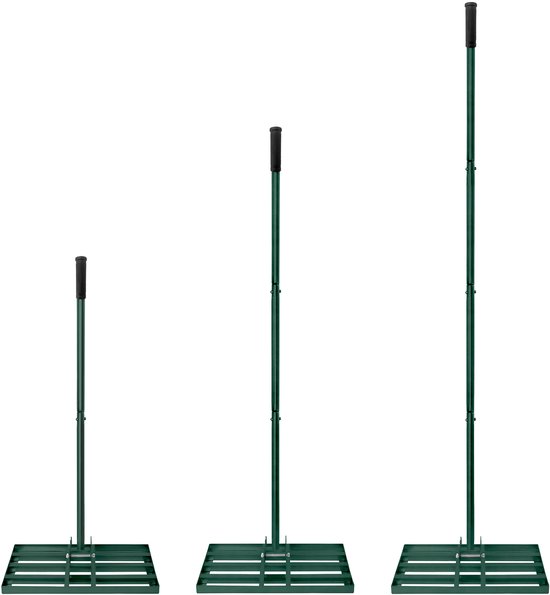 50x25cm Rasenrakel Voor Sanden En Abzetten, Rasen Nivellierreken, Rasenwerkzeug, Vlakkenebner, Levelingrake, Leveler Voor Het Niveau Aanpassen Van Het Gras In De Tuin, Met Een Ergonomische Greep, Geschikt Voor Tuin, Golfbaan En Hinterhof, Greep van Merkloos	