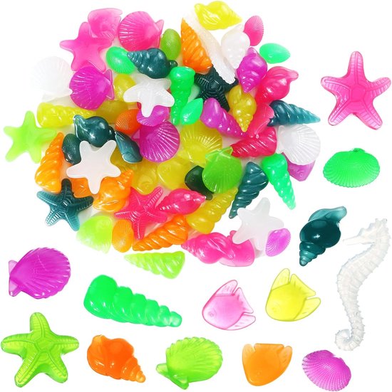 55 stuks duikjuweel - zwembadspeelgoed - duikspeelgoed voor kinderen - diamantset met zeedieren en edelstenen - acrylstenen - duikedelstenen - schattenzoeken - waterpret voor kinderen van Merkloos	