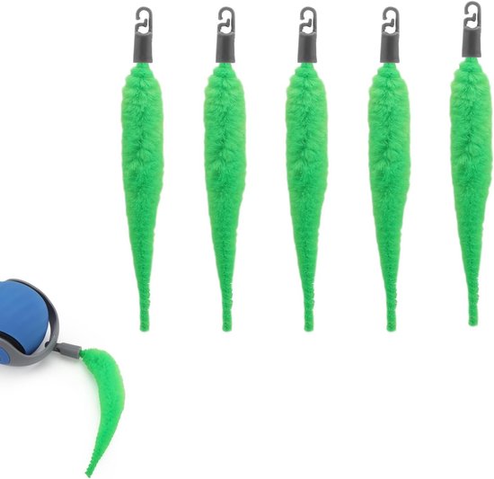 5st Kattenbal Speelgoed Vervangende Staarten, Interactief Kat Speelgoed Staartaccessoires Automatisch Beweging Bal Vervangingskoord Compatibel met Speedy Tail 2.0 (Groen) van Speedy Tail
