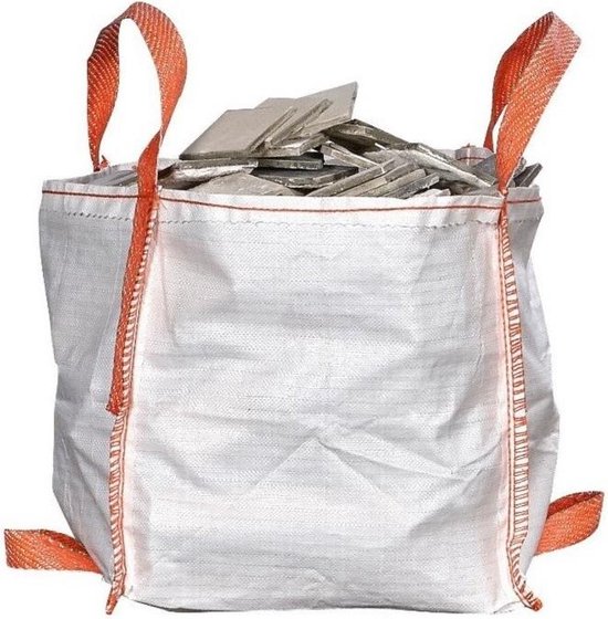 5x | Mini Tuinafvalzak 45x45x45cm | 90L | Bouwpuin, hout en meer van Merkloos	