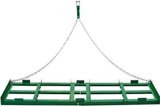 6 Ft Sleepeg, 183 x 50 x 10, Versterkt Hoekijzer, Groene Poedercoating, Max. 23.75 kg Gewicht, Universeel Compatibel, Met Snelle Installatie en Robuuste Constructie van Merkloos	