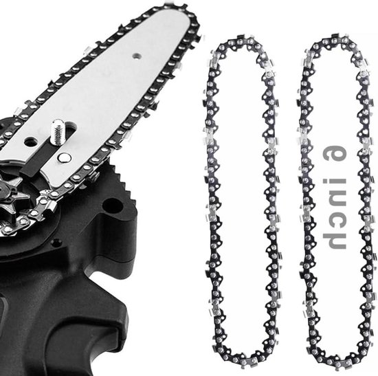 6 inch zaagketting - 36DL - gelegeerd staal - draadloze mini-kettingzaag - 2 stuks van $