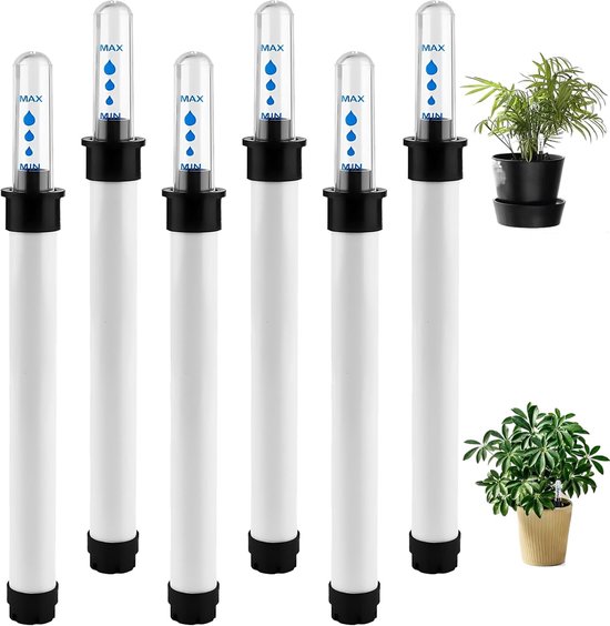 6 pieces water level indicators - planten - water geven - hydroponics - binnenplanten van Merkloos	