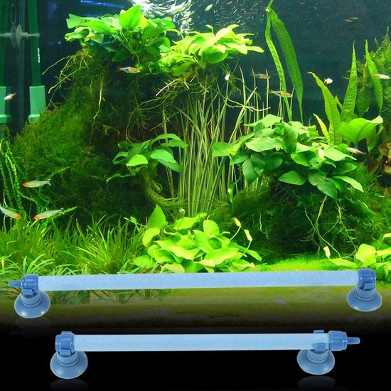 6 Sizes Air Bubble Ventilation Tube Aquarium Wall Air Diffuser Oxygen Pump Diffuser Accessories for Aquarium [23 inch, 12] van Pawfly