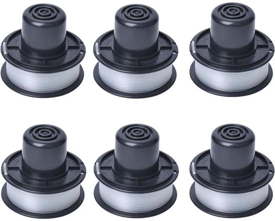 6-stuks - A6226 Lijnspoel - geschikt voor Auftipp Automatische Grastrimmer GL250 / GL310 / GL360 / GL360SB met 6m lijn van Merkloos	