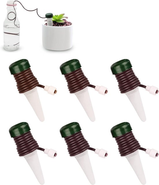 6 Stuks Automatische Waterdispenser voor Binnenplanten, Ideaal voor Planten en Bloemen, Handige Watergeefoplossing voor Thuisgebruik