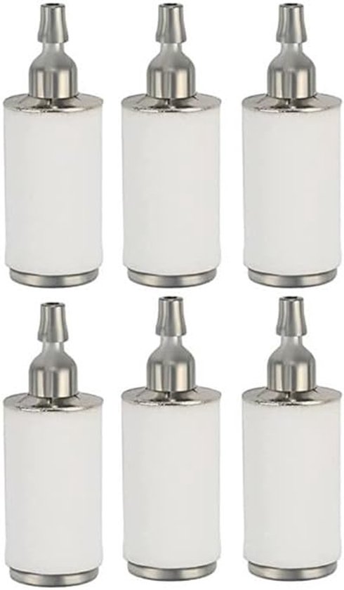 6 stuks brandstoffilters – Voor benzinekettingzaag, trimmer, tankfilter