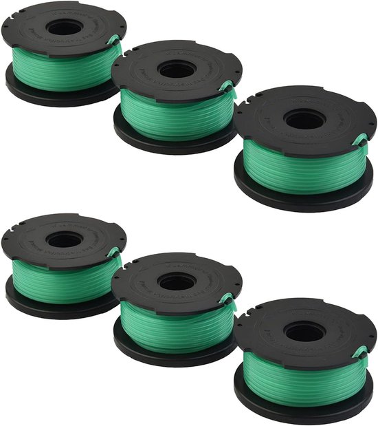 6 stuks grastrimmer spoel lijn vervangingsonderdeel voor Black & Decker GL7033 GL8033 GL9035 van Merkloos	