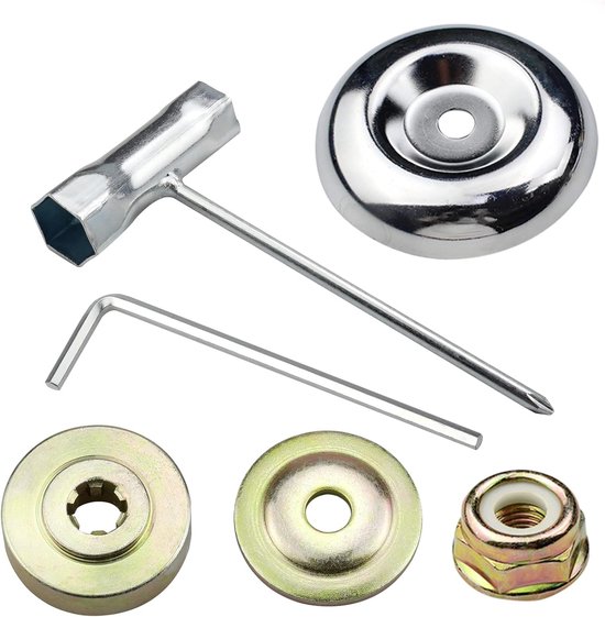 6 stuks reserveonderdelen voor bosmaaier, tandwieltrimmer, trimmer, onderdelen, universele metalen bosmaaier, accessoires voor grasmaaiers, trimmer, bosmaaier
