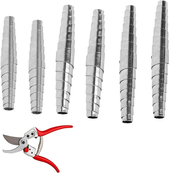 6 stuks snoeischaar met veer 6 cm 7 cm 8 cm roestvrij staal kleine snoeischaar vervangende veer voor rozenschaar boomschaar tuinschaar algemene stijl reserveonderdelen voor tuingereedschap van Merkloos	