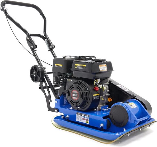 6,5 PK / 196 CC Trilplaat Inclusief Wielenset en Bestrating Beschermplaat 13000N van Güde