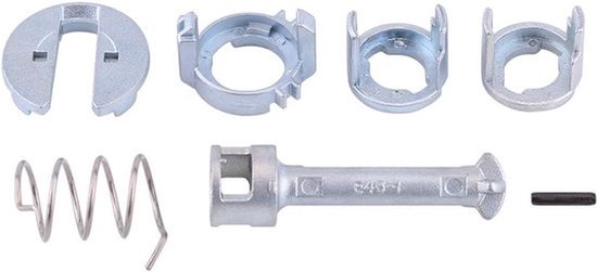 7-delige reparatieset voor slotcilinders - reparatieset voor deurslot - links en rechts voor E46 Serie 3 1998-2005 - auto-accessoires - vervangingsonderdelen