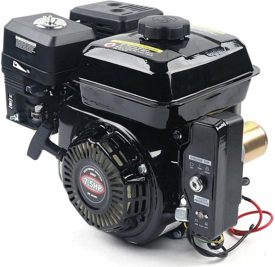 7,5 PK 4-Takt Benzinemotor met Elektrische Start voor Karts en Agrarische Machines