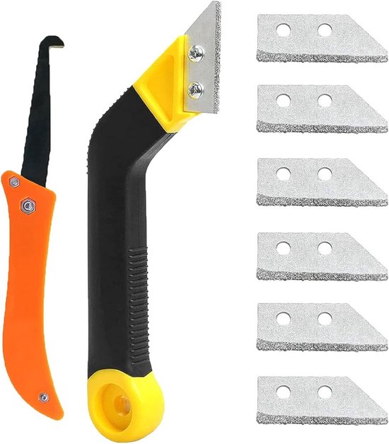 8-delige Voegenkrabber Set voor Tegelvoegen Reinigen van Merkloos	