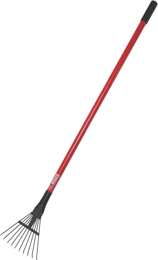 8" Struik Hark met Glasvezel Handvat - Compacte Tuinier Gereedschap voor Efficiënte Schoonmaak van Merkloos	