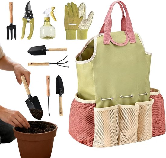 9-Delige Tuin Set - Planten Accessoires - Tuinonderhoud Buiten - Polsvriendelijk Ontwerp - 1.1 kg - Niet gespecificeerd