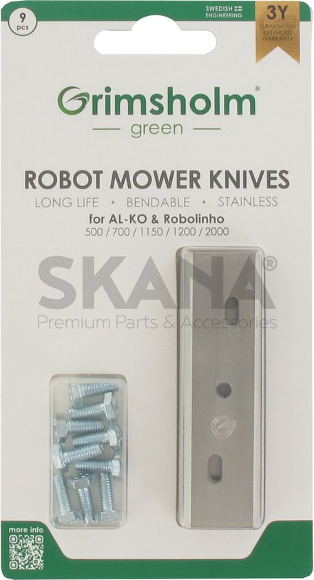 9 messen voor robots AL-KO modellen Robolinho van AL-KO