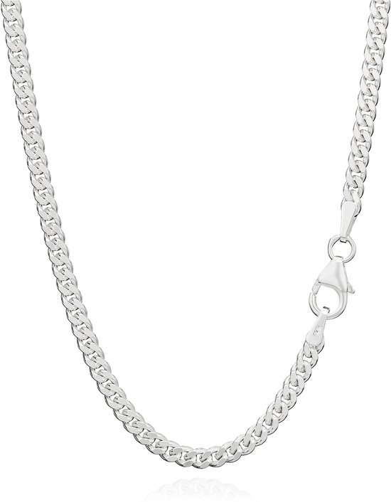 925 sterling zilveren ketting PANZER Ketting 55cm koningsketting 2,70mm breed 10,8g 1824