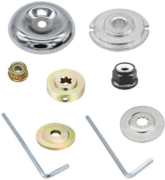 9x/Set Weed Trimmer Kop Adapter Kit - Geschikt voor Modellen FS120/FS130/FS130R/FS200R/FS250/FS55 - Hoogwaardig Staal