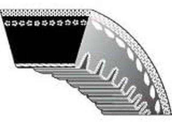 Aandrijfriem - V-riem - Grasmaaier Onderhoud - Open Flank - 840 mm - Zwart