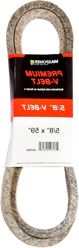 Aandrijfriem - V-snaar - Grasmaaier Onderhoud - Kevlar Versterkt - 5/8" x 59" - Zwart