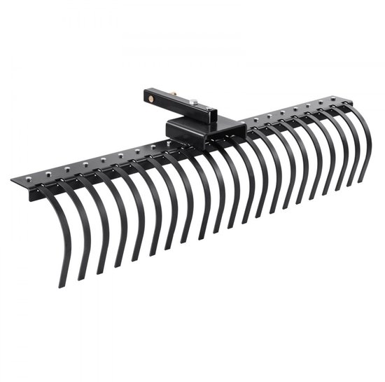Aanhangerhark - Landschaphark - Werkbreedte 152 cm - 21 Stalen Spiraaltanden - Compatibel met 122/152 cm Gereedschapsstangen - Voor 3-punts Hefinrichting