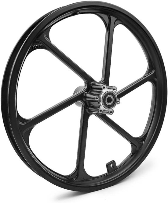 Aanhangwagenwiel - Kinderfietswiel Fietskarwiel - Fietskar Onderdeel - Aluminiumlegering Naaf - 16x1.75 Inch - Zwart van Merkloos	