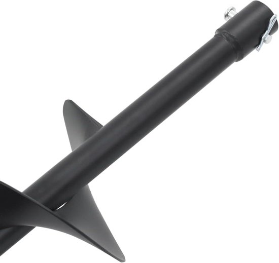 Aardboor 100 mm Hardmetaal Staal 20 mm As Grondboor voor Boren in Grond voor Bomen en Palen