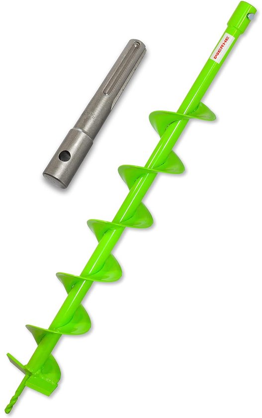 Aardeboor 100 mm met SDS Max Houder – 800 mm Lengte voor Elektrische Boormachines van Merkloos	