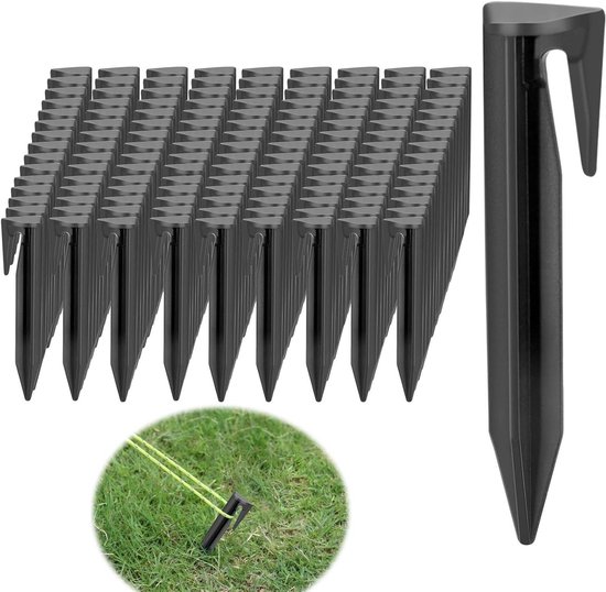 Aardpennen voor robotmaaier - 150 stuksGrondhaken voor begrenzingskabel van robotmaaier - Spijkers en haringenGazonrobot grondpennen - Haken en spijkers voor begrenzingskabelBegrenzingsdraad spijkers - Grondhaken voor robotmaaier van Lorex.