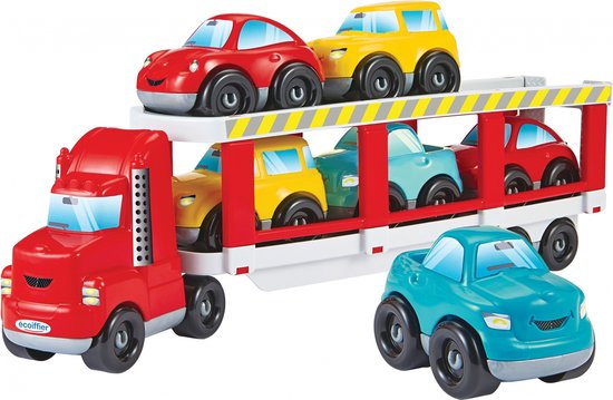 Abrick Autotransporter met 6 Auto's van AB