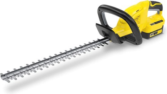 Accu-aangedreven heggenschaar met 45 cm snijlengte en krachtige prestaties van Merkloos	