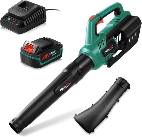 Accu Bladblazer 20V – elektrische bladblazer met accu & oplader