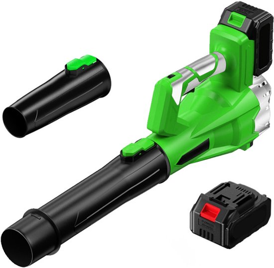Accu Bladblazer 21V – Lichtgewicht en Krachtig – Compact en Draadloos - Extra Krachtige 2x 2.0Ah accu