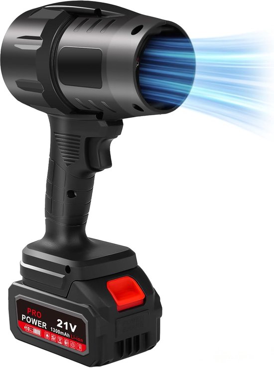 Accu Bladblazer - Elektrische Blazer - Tuin Schoonmaken - Traploze Snelheidsregeling - 800 Watt - Kort