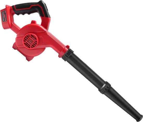 Accu Bladblazer - Elektrische Blazer Tuin - Tuinonderhoud Reinigen - Compatibel Milwaukee 18V - 3.5 m³/min - Rood