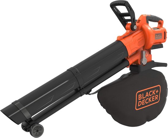 Accu-bladblazer met hakselaar en opvangzak - 3-in-1 met borstelloze motor en 36V kracht