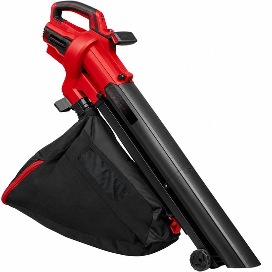 Accu Bladzuiger 18V – 2-in-1 Bladblazer & Hakselaar – 500 m³/u – 210 km/u – 45L Opvangzak