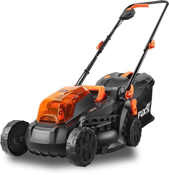 Accu grasmaaier 40V (2X20) Fuxtec FX-E1RM20 - breedte 33cm zonder accu of dubbele lader