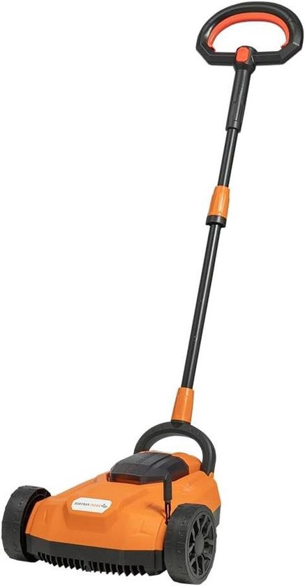 Accu grasmaaier - Compacte maaier - Kleine gazons onderhouden - Eenvoudig mulchen - 21 cm snijbreedte - Oranje/zwart